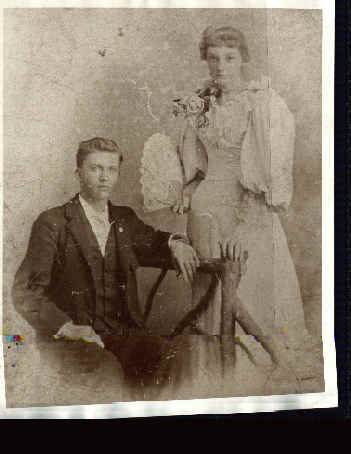 grandparents' wedding picture